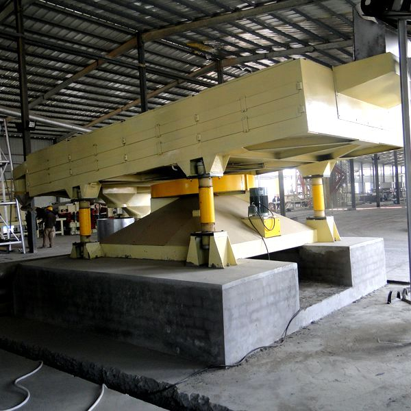 Tamiz vibratorio de criba oscilante rectangular para máquina de fabricación de líneas de producción de aglomerado y aglomerado