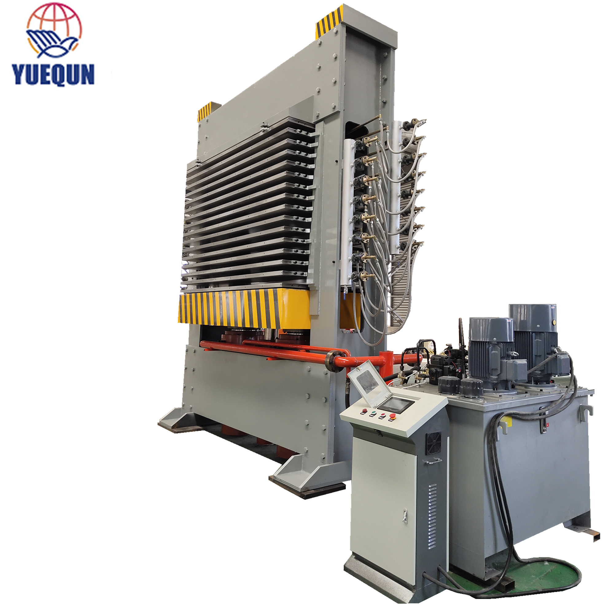 Máquina de prensado en caliente hidráulica de madera máquina de prensado en caliente para laminados
