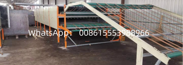 Secadora de chapa industrial con sistema de transporte de cable de alambre para sábanas de madera