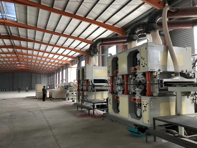 Línea de producción OSB, equipo de fabricación de tableros de partículas, máquina para fabricar