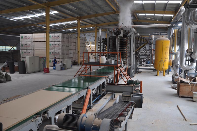 Línea de producción de tableros de partículas laminadas para equipos de toda la planta
